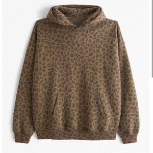 brown cheetah print Abercrombie & fitch hoodie
NWT